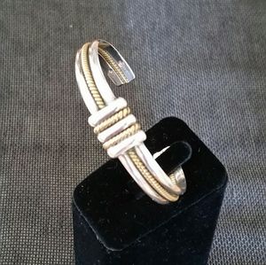 Silver Mexico Cuff Bracelet
